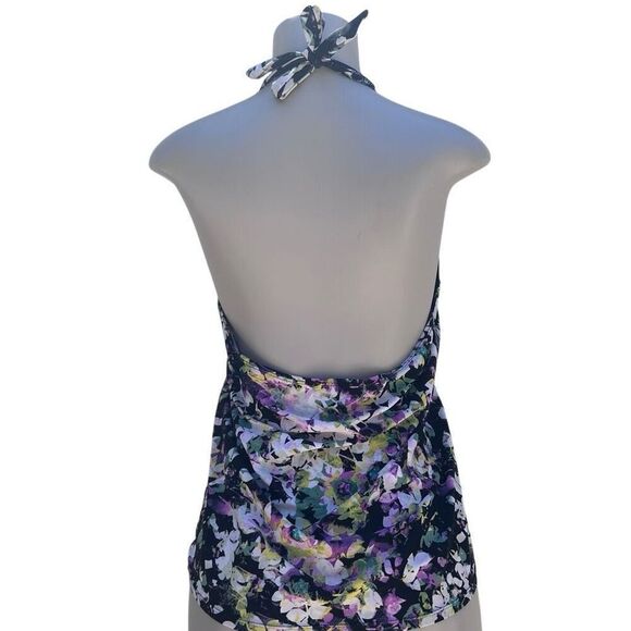 ASSETS By Sarah Blakely Spanx Swim Tankini Women's XL Multicolor Floral Halter - Picture 10 of 13
